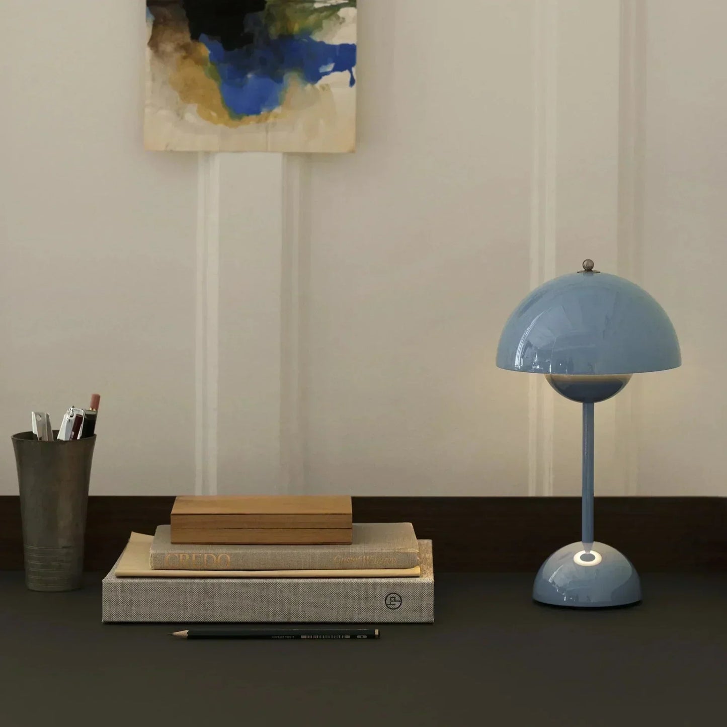 NordicNest Moderne Suppen LED Lampe - Luxuriöser Ton, Dimmbares Licht