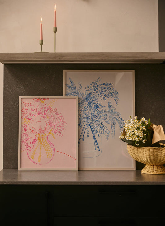 Sandsberg | Golden Hour Flowers, Poster