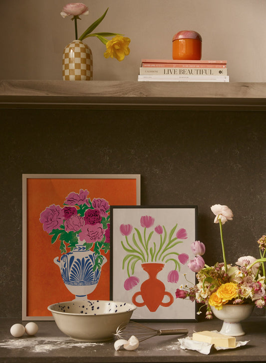 Sandsberg | Gartenjuwelen in Pink, Poster