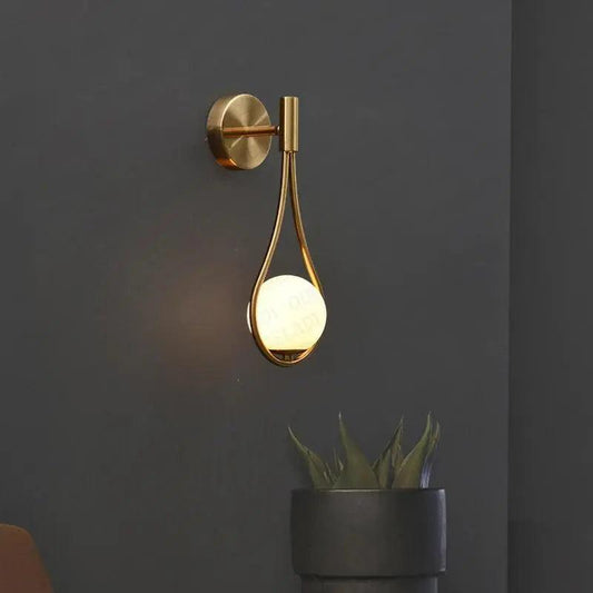 Sandsberg | LumaNord Minimalistische Nordic LED Wandlampe – Modernes Industriedesign in Schwarz oder Gold