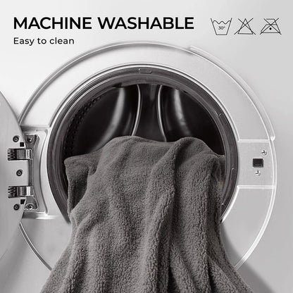 Sandsberg | LoveGuard – Wasserdichtes Paar-Decke | Ultra-weicher Sherpa-Komfort & Auslaufschutz