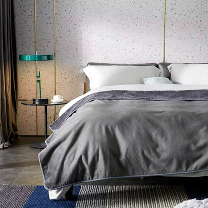 Sandsberg | LoveGuard – Wasserdichtes Paar-Decke | Ultra-weicher Sherpa-Komfort & Auslaufschutz