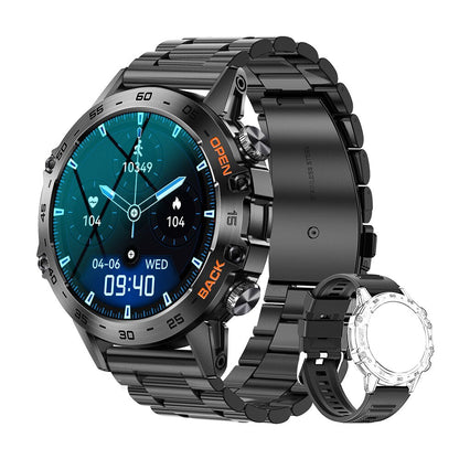 Luxus 1,39" Bluetooth Telefon Smartwatch Männer Sport Fitness Uhren | IP68 Wasserdichte Smartwatch für Xiaomi Android iOS K52 - Smartwatch, Sport, Fitness, wasserdicht