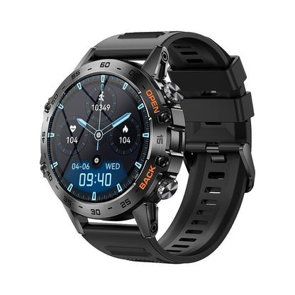 Luxus 1,39" Bluetooth Telefon Smartwatch Männer Sport Fitness Uhren | IP68 Wasserdichte Smartwatch für Xiaomi Android iOS K52 - Smartwatch, Sport, Fitness, wasserdicht