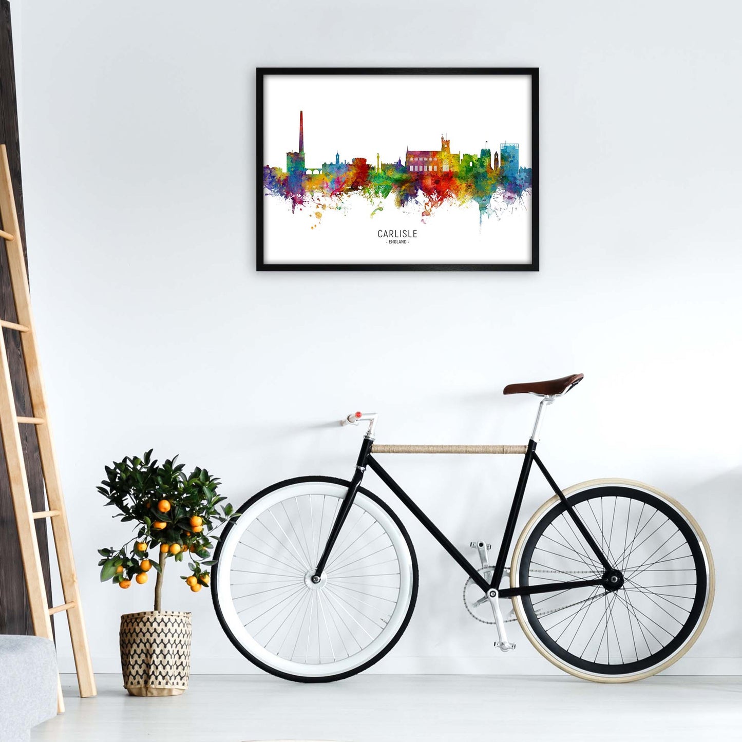 Sandsberg | Carlisle England Skyline Kunstdruck