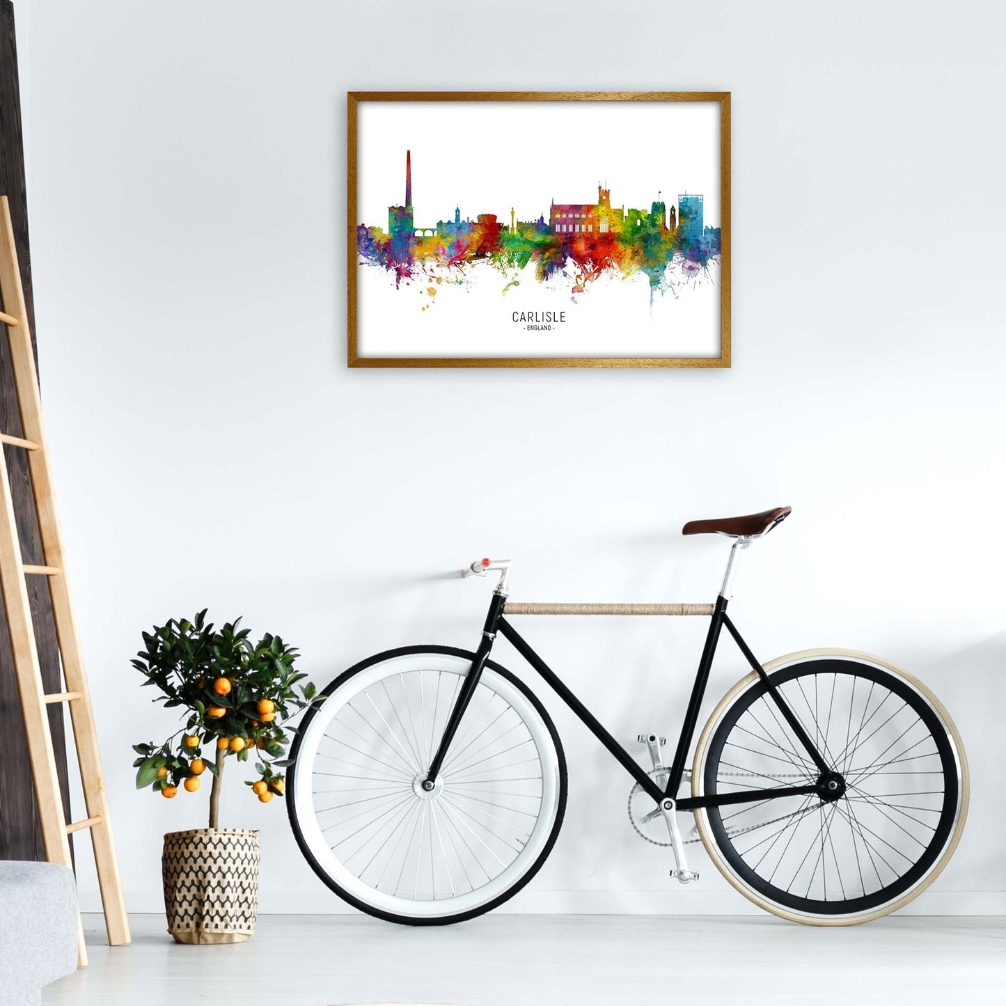Sandsberg | Carlisle England Skyline Kunstdruck