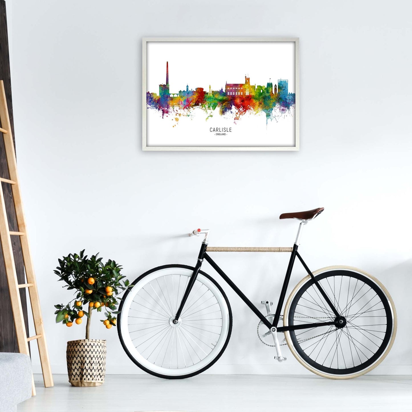 Sandsberg | Carlisle England Skyline Kunstdruck