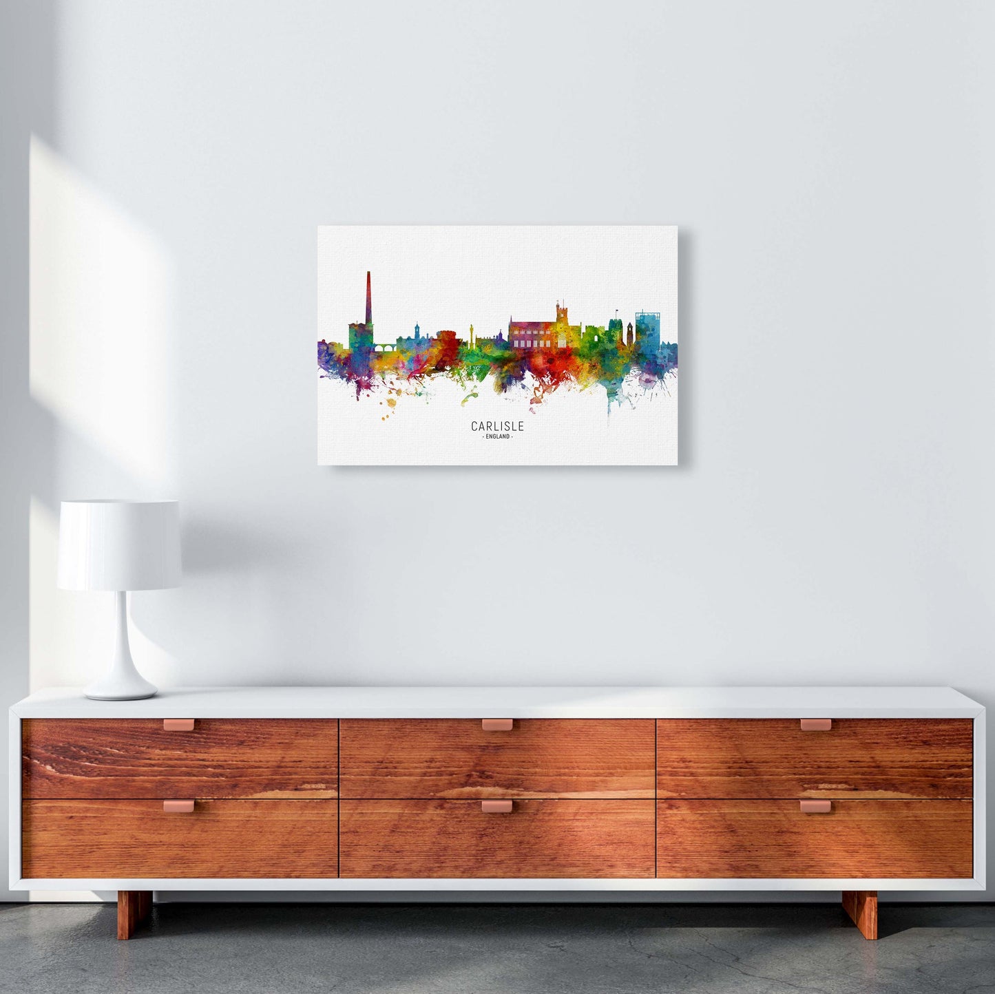 Sandsberg | Carlisle England Skyline Kunstdruck