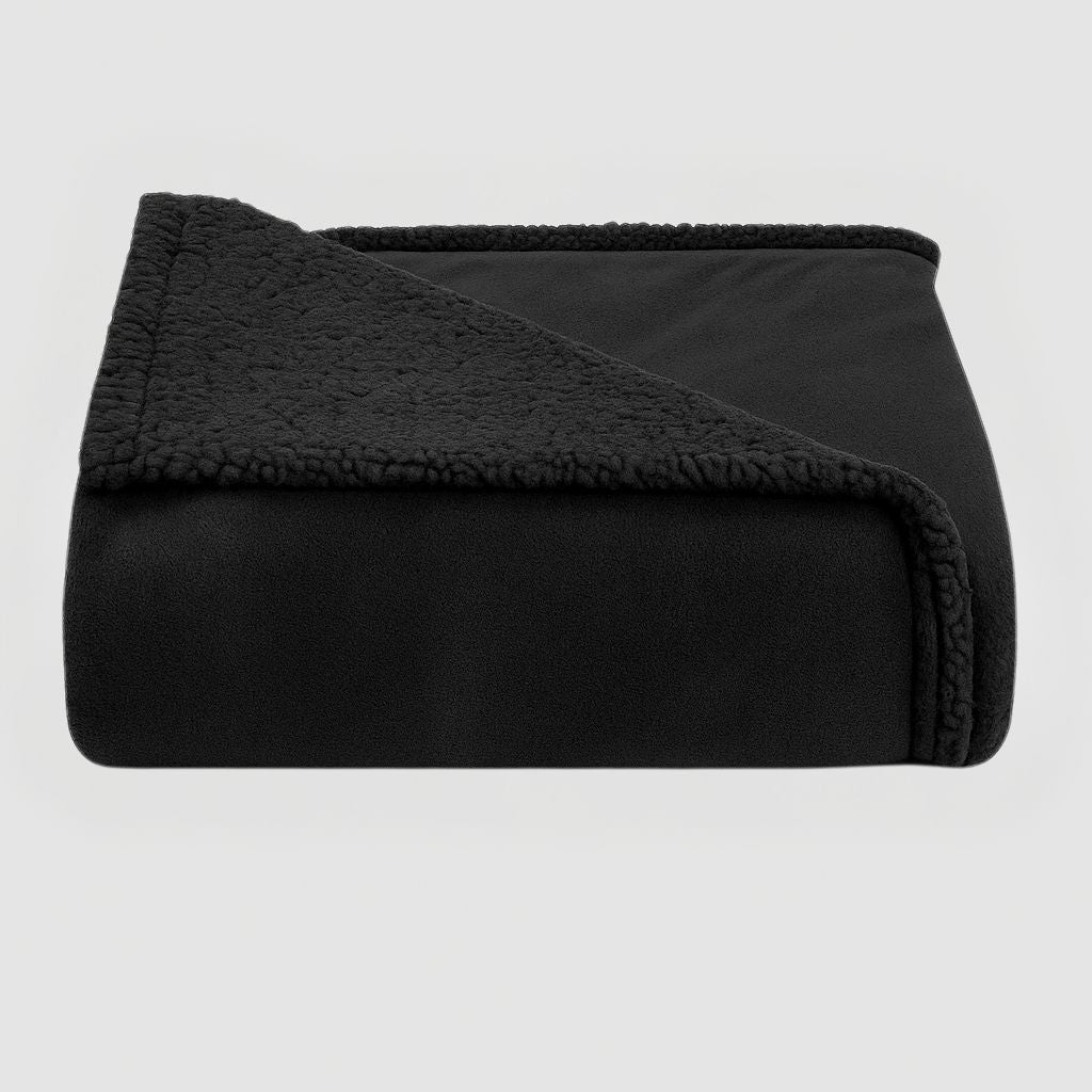 Sandsberg | LoveGuard – Wasserdichtes Paar-Decke | Ultra-weicher Sherpa-Komfort & Auslaufschutz