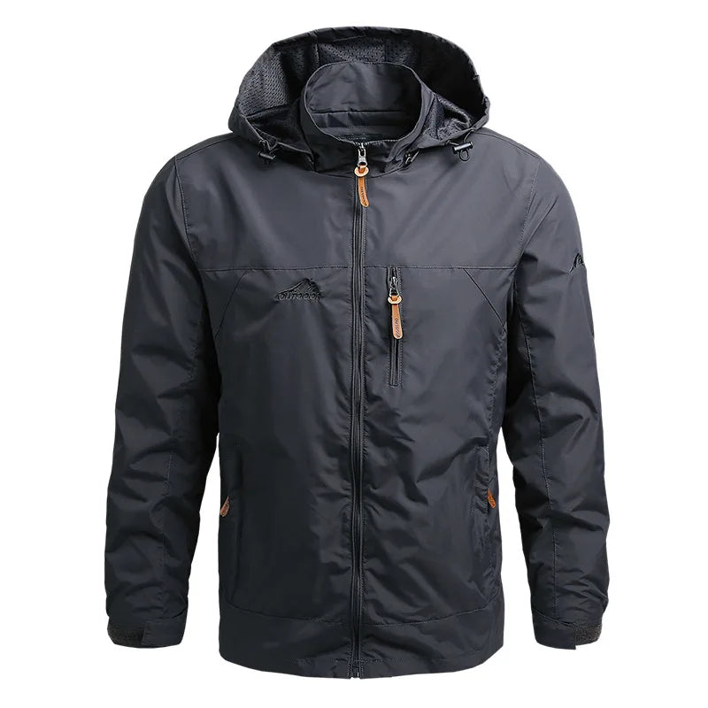 LAWRENCE | Herren Taktische Wasserfeste Jacke | Regenjacke Mit Kapuze | Wasserfeste Kleidung