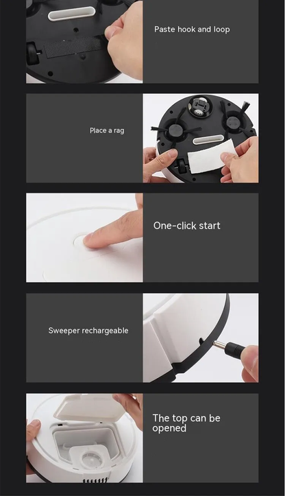 Mini-Roboter-Staubsauger | All-in-one intelligentes Gerät