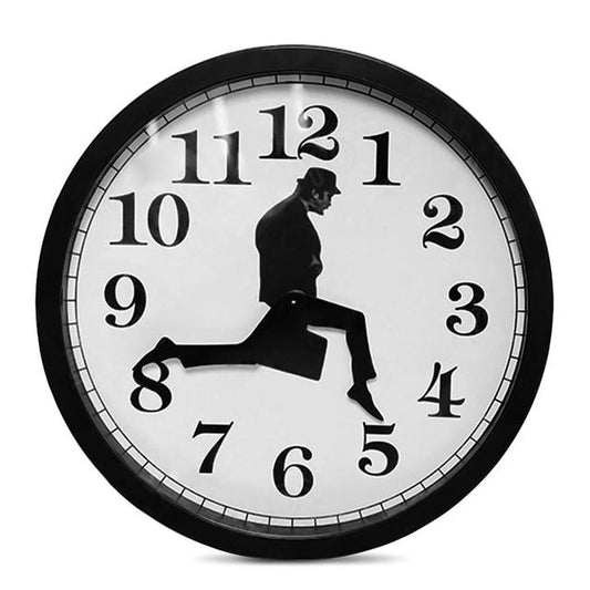 Wonderer️ | Entdecken Sie die magische Welt der Ministry of Silly Walks-Wanduhr