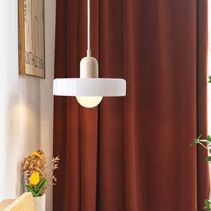 Sandsberg Pendelleuchte aus farbigem Glas | Elegante Hängeleuchte im Bauhaus-Stil | Designlampe für Wohnzimmer & Esszimmer