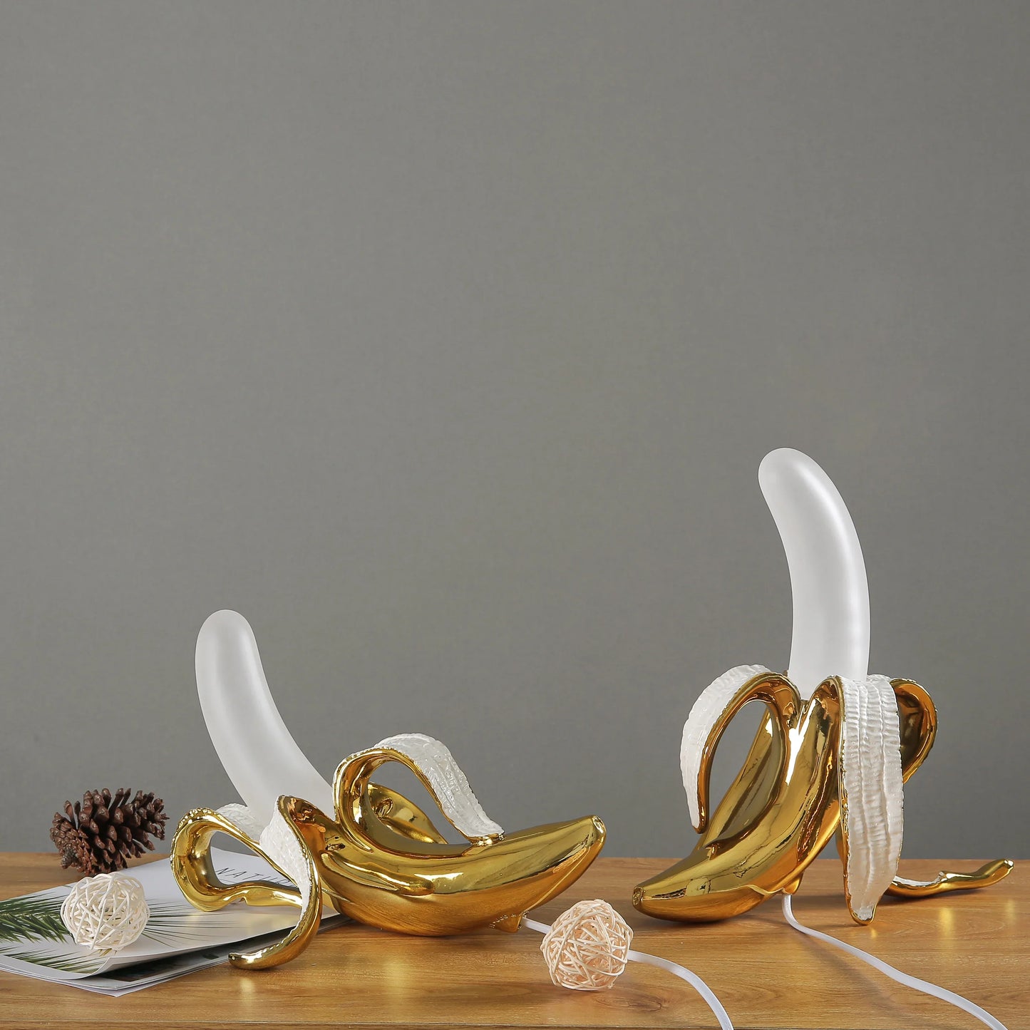 Dekorative Bananenlampe – Moderne Tischleuchte für stilvolle Inneneinrichtung
