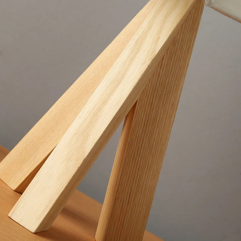 Moderne Holz Tischlampe - Designer Nachttischlampe Skandinavisch