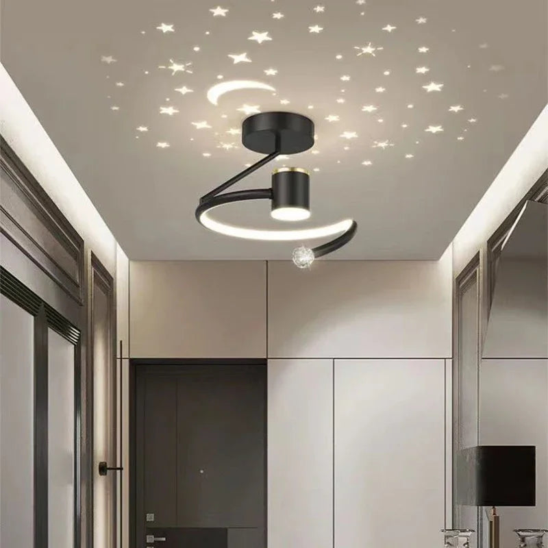 Sandsberg | LED-Deckenlampen mit Sternenhimmel – Modernes Pendelleuchtendesign für Kinderzimmer und Wohnzimmer