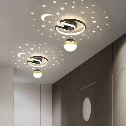 Sandsberg | LED-Deckenlampen mit Sternenhimmel – Modernes Pendelleuchtendesign für Kinderzimmer und Wohnzimmer