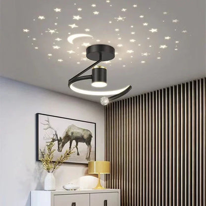 Sandsberg | LED-Deckenlampen mit Sternenhimmel – Modernes Pendelleuchtendesign für Kinderzimmer und Wohnzimmer