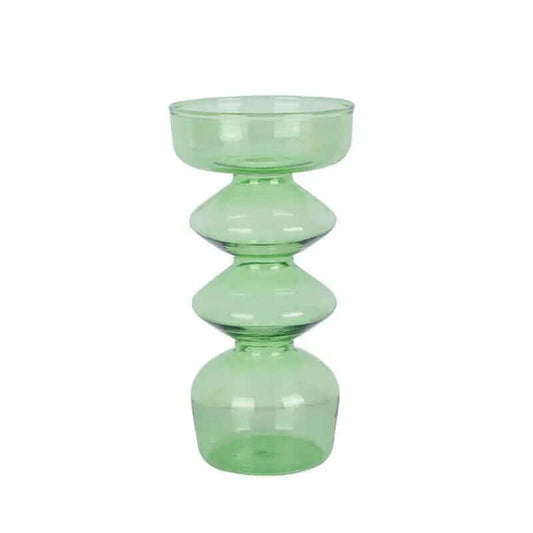 Mehrfarbige Glaslaternen