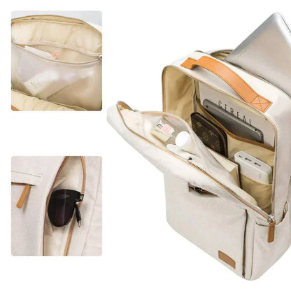 Sandsberg | TechPort Laptop-Rucksack mit USB-Ladeanschluss – Wasserabweisendes Design für 15,6-Zoll-Laptops