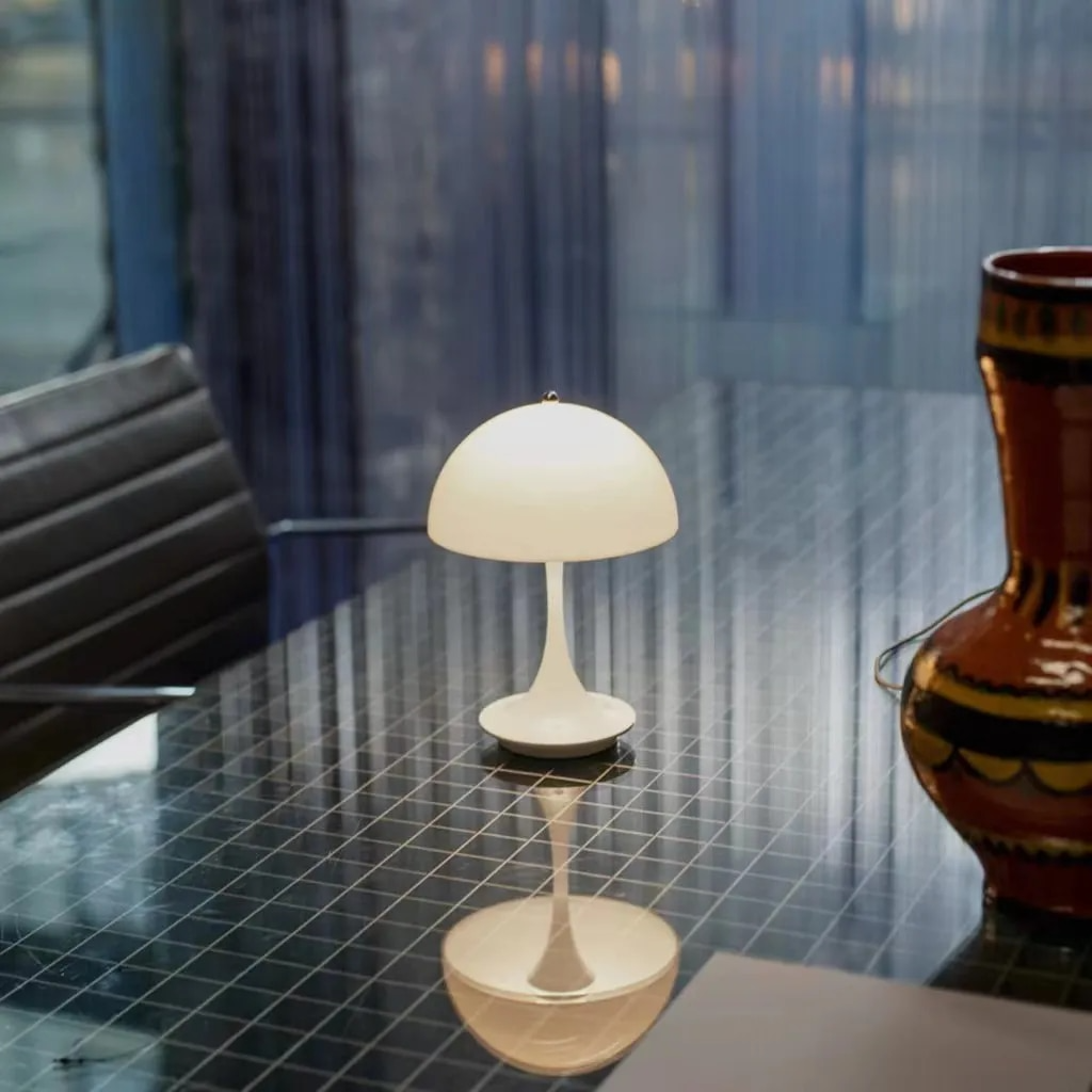 Kleine Pilz Tischlampe