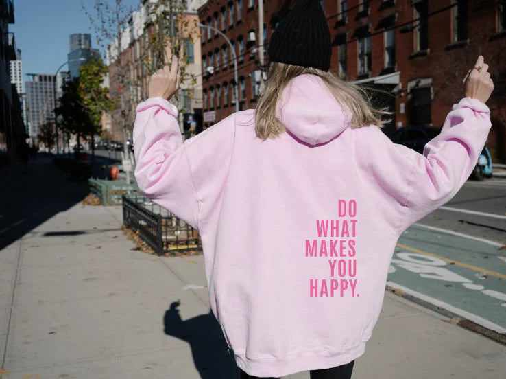 Glücklicher Hoodie