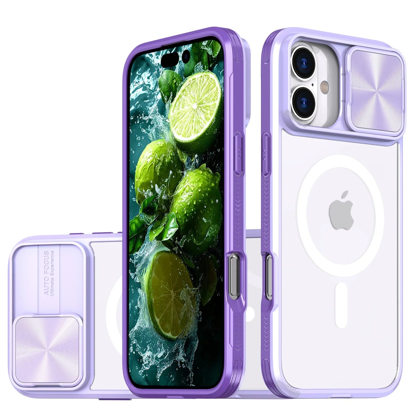 Slide Lens Protector Rüstung Case für iPhone