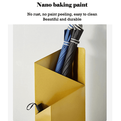 Sandsberg | DripFrame Regenschirmständer mit Tropfschale – Skandinavischer minimalistischer Metall-Regenschirmhalter