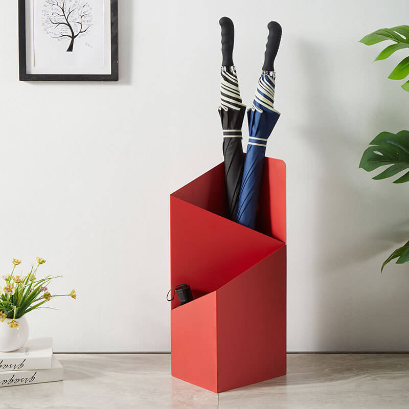 Sandsberg | DripFrame Regenschirmständer mit Tropfschale – Skandinavischer minimalistischer Metall-Regenschirmhalter