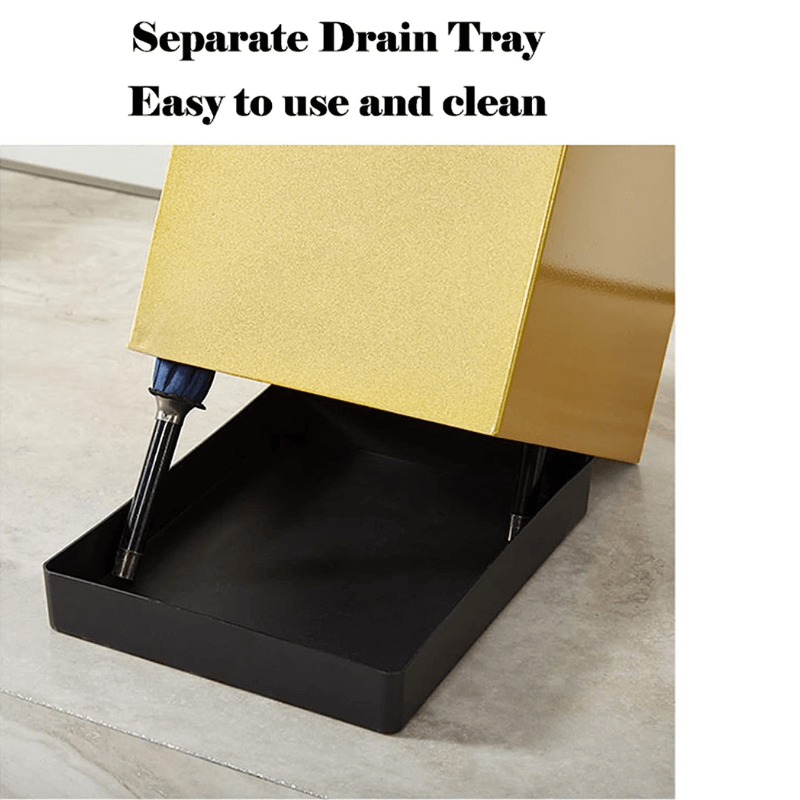 Sandsberg | DripFrame Regenschirmständer mit Tropfschale – Skandinavischer minimalistischer Metall-Regenschirmhalter