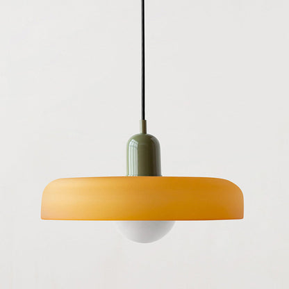 Sandsberg Pendelleuchte aus farbigem Glas | Elegante Hängeleuchte im Bauhaus-Stil | Designlampe für Wohnzimmer & Esszimmer