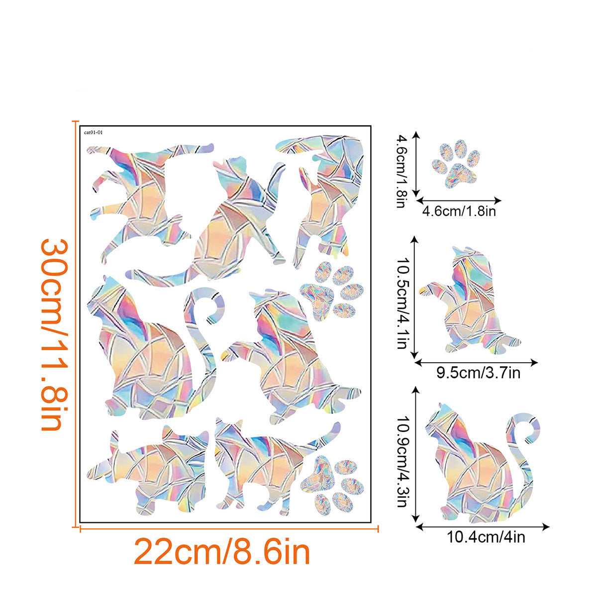 Sandsberg | Regenbogen Fenster Sticker