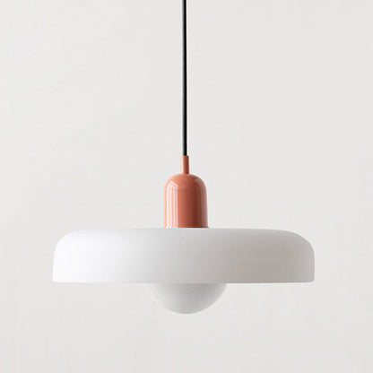 Sandsberg Pendelleuchte aus farbigem Glas | Elegante Hängeleuchte im Bauhaus-Stil | Designlampe für Wohnzimmer & Esszimmer