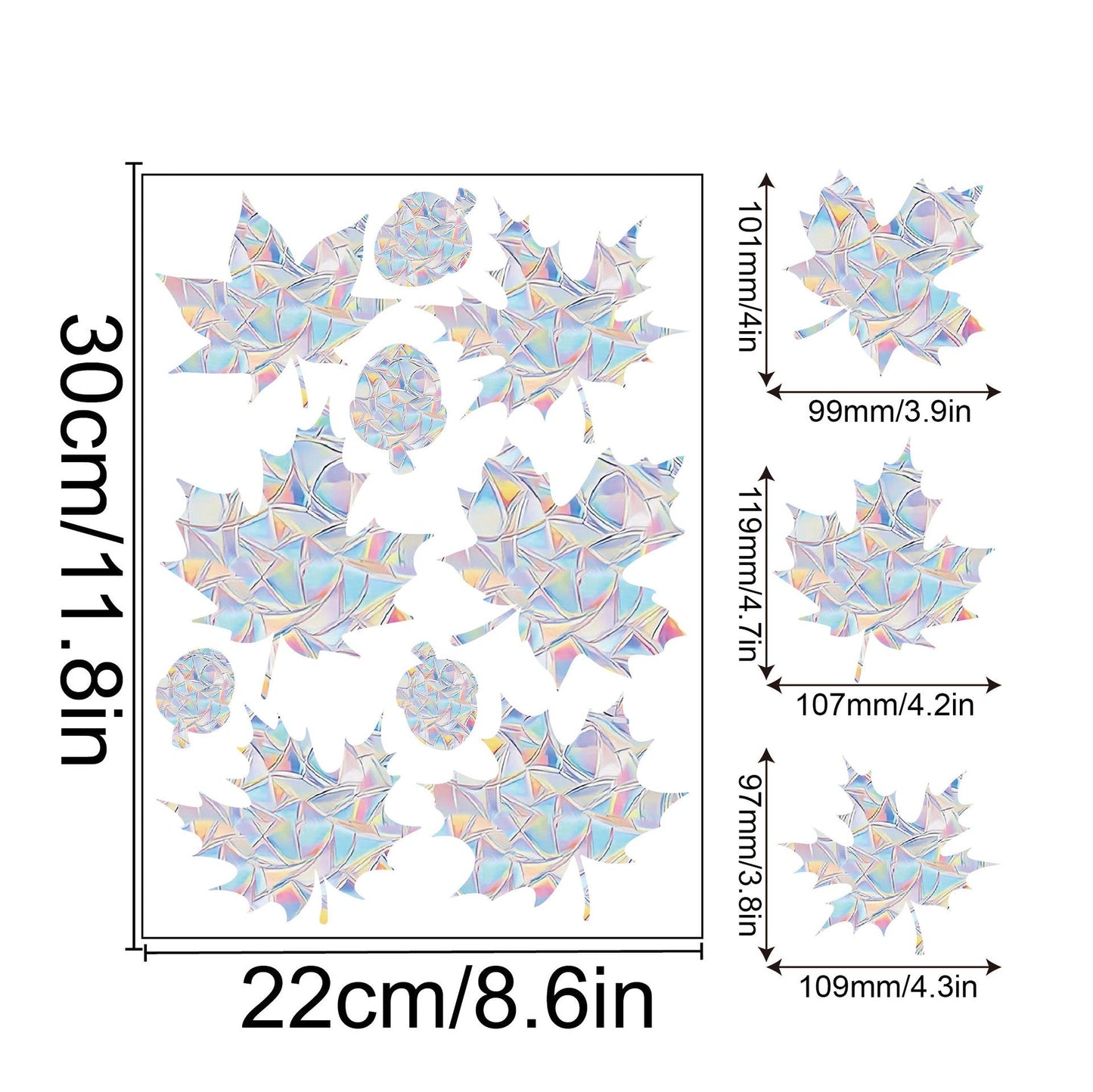 Sandsberg | Regenbogen Fenster Sticker