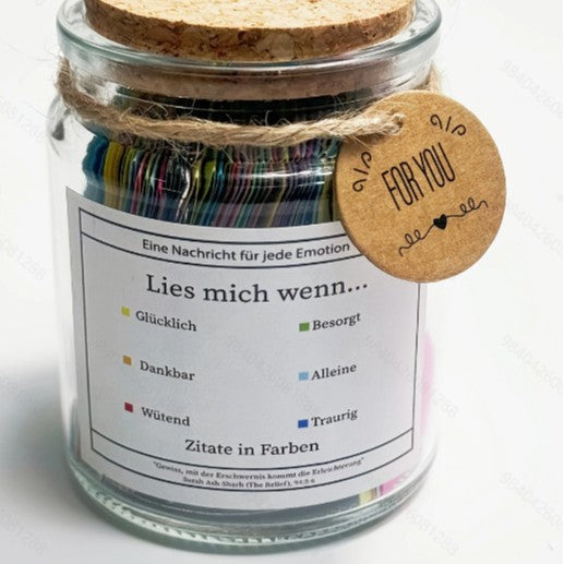 Sandsberg | Handgemachtes 90 Tage Bible Verse Glas