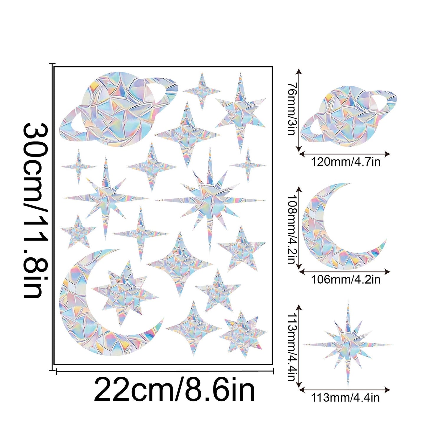 Sandsberg | Regenbogen Fenster Sticker