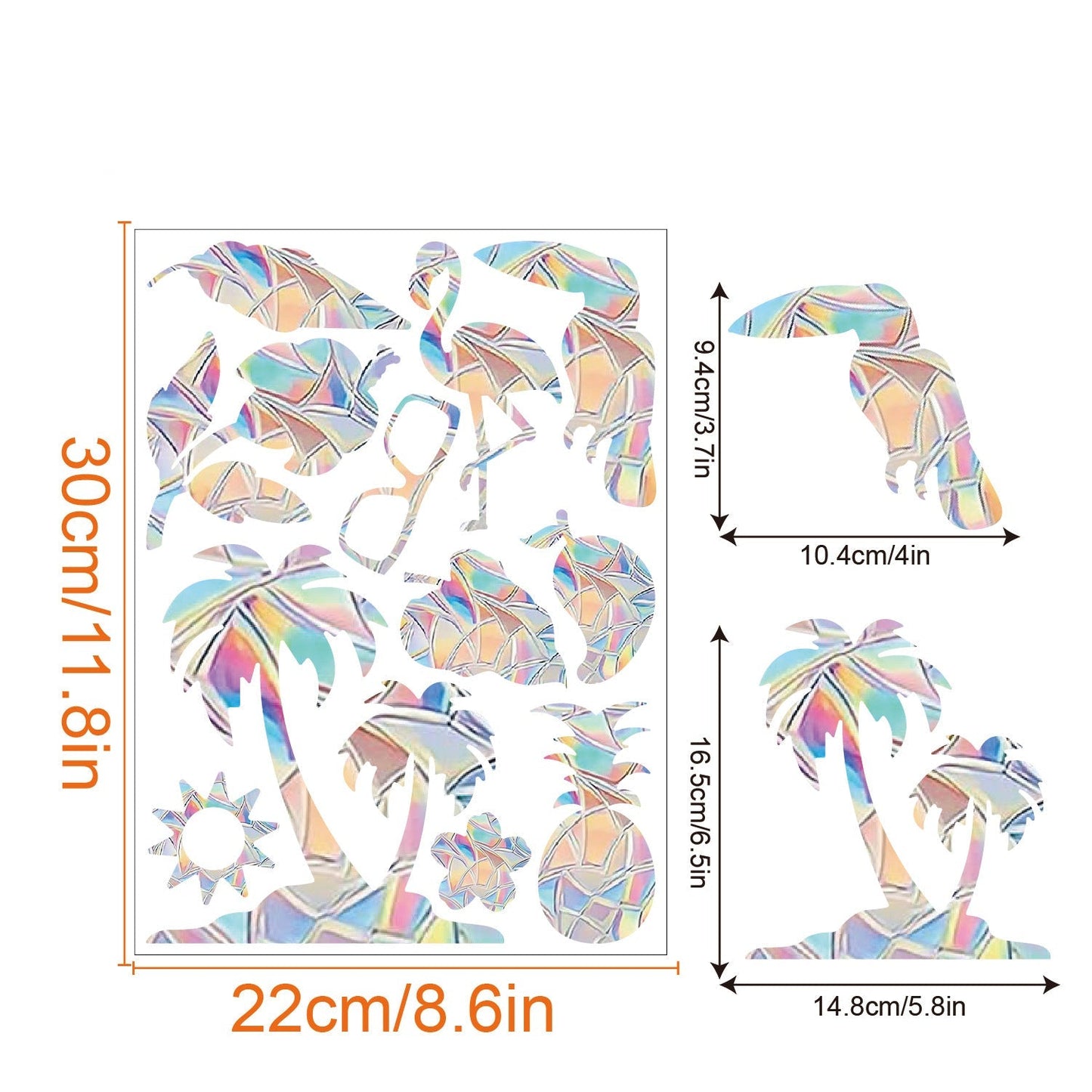 Sandsberg | Regenbogen Fenster Sticker