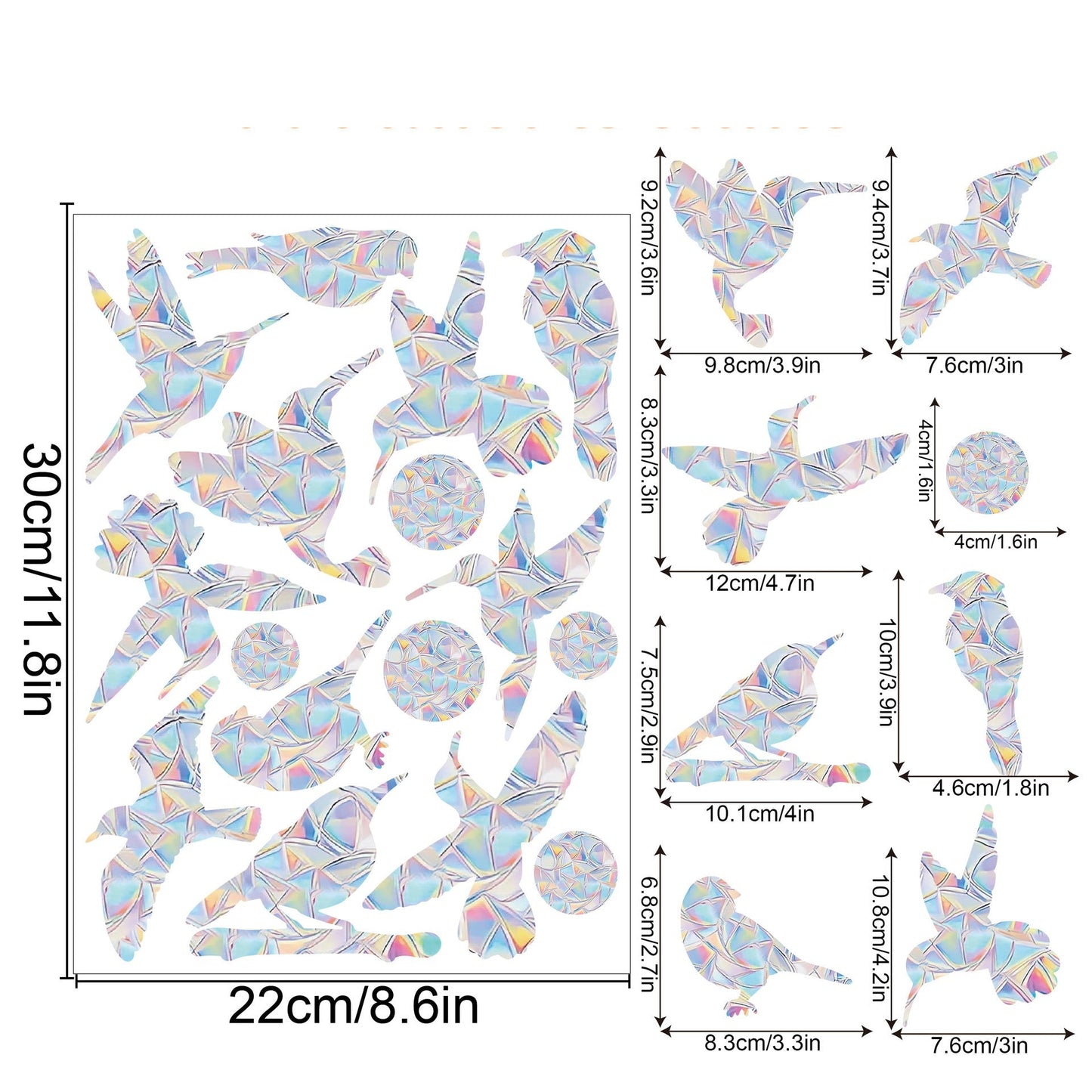 Sandsberg | Regenbogen Fenster Sticker