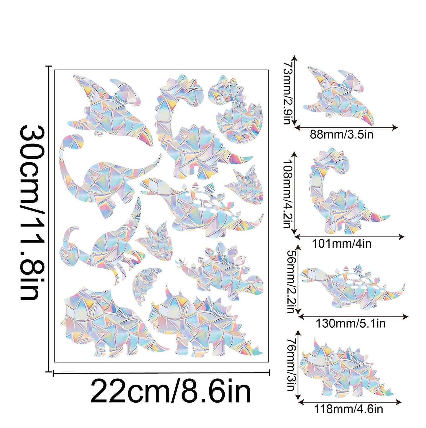 Sandsberg | Regenbogen Fenster Sticker
