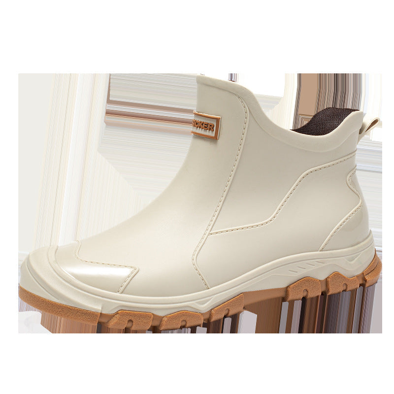 Herren wasserdichte Gummistiefel mit rutschfester Sohle und flexiblem Einstieg Sandsberg