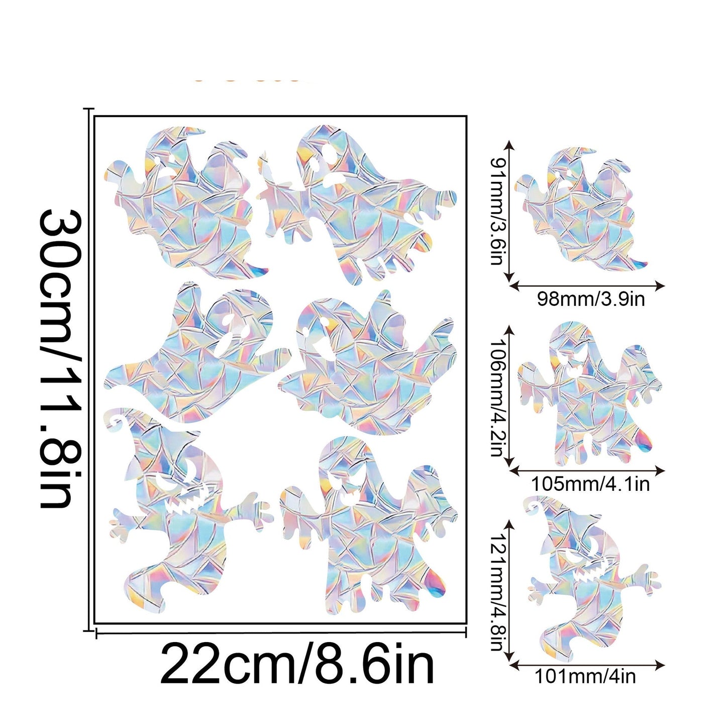 Sandsberg | Regenbogen Fenster Sticker