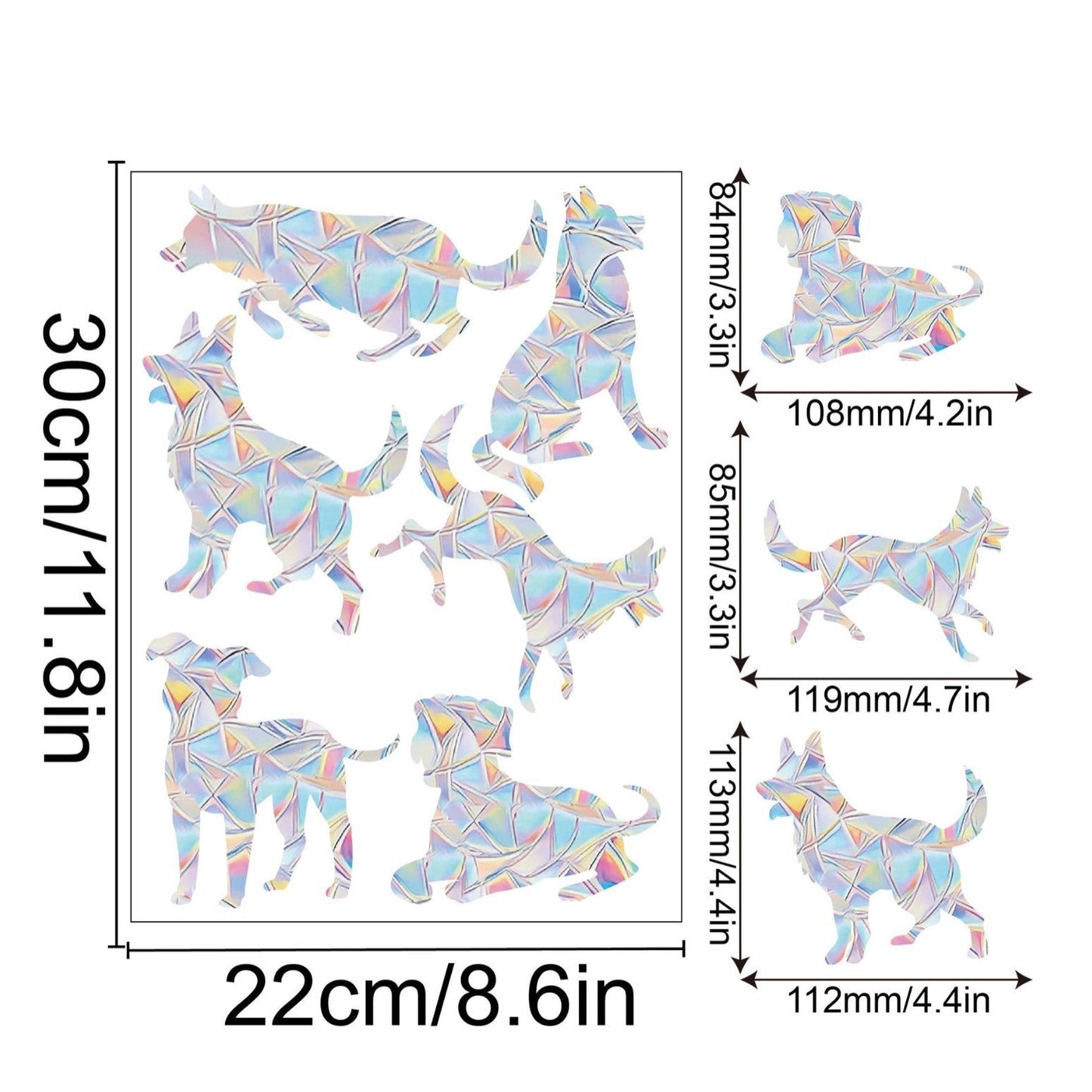 Sandsberg | Regenbogen Fenster Sticker