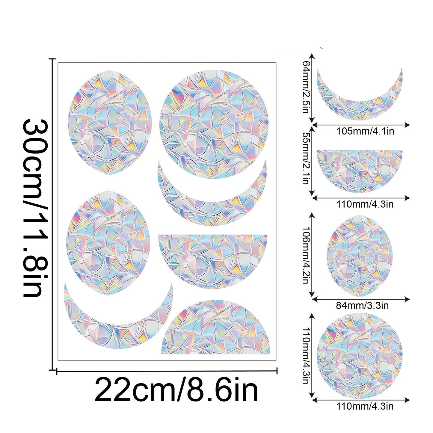 Sandsberg | Regenbogen Fenster Sticker
