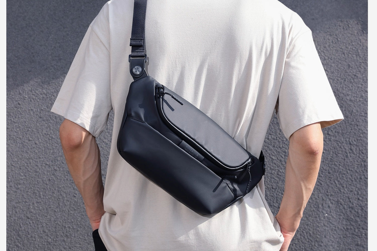 Sandsberg | Trendy Herren Crossbody Brusttasche - Sportliche Gürteltasche