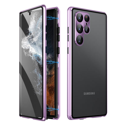 Magnetische gehärtete Glas doppelseitige Telefonhülle für Samsung