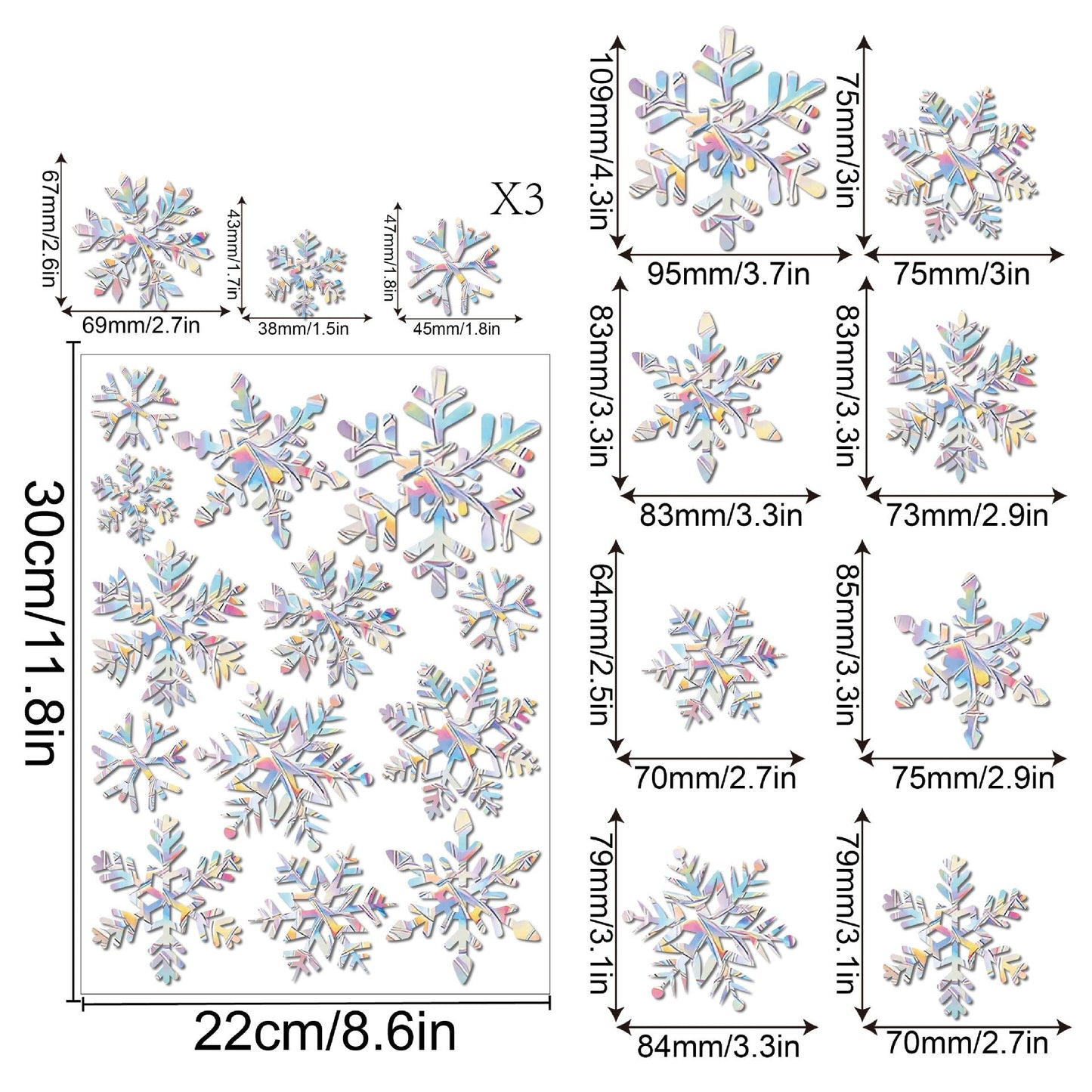 Sandsberg | Regenbogen Fenster Sticker