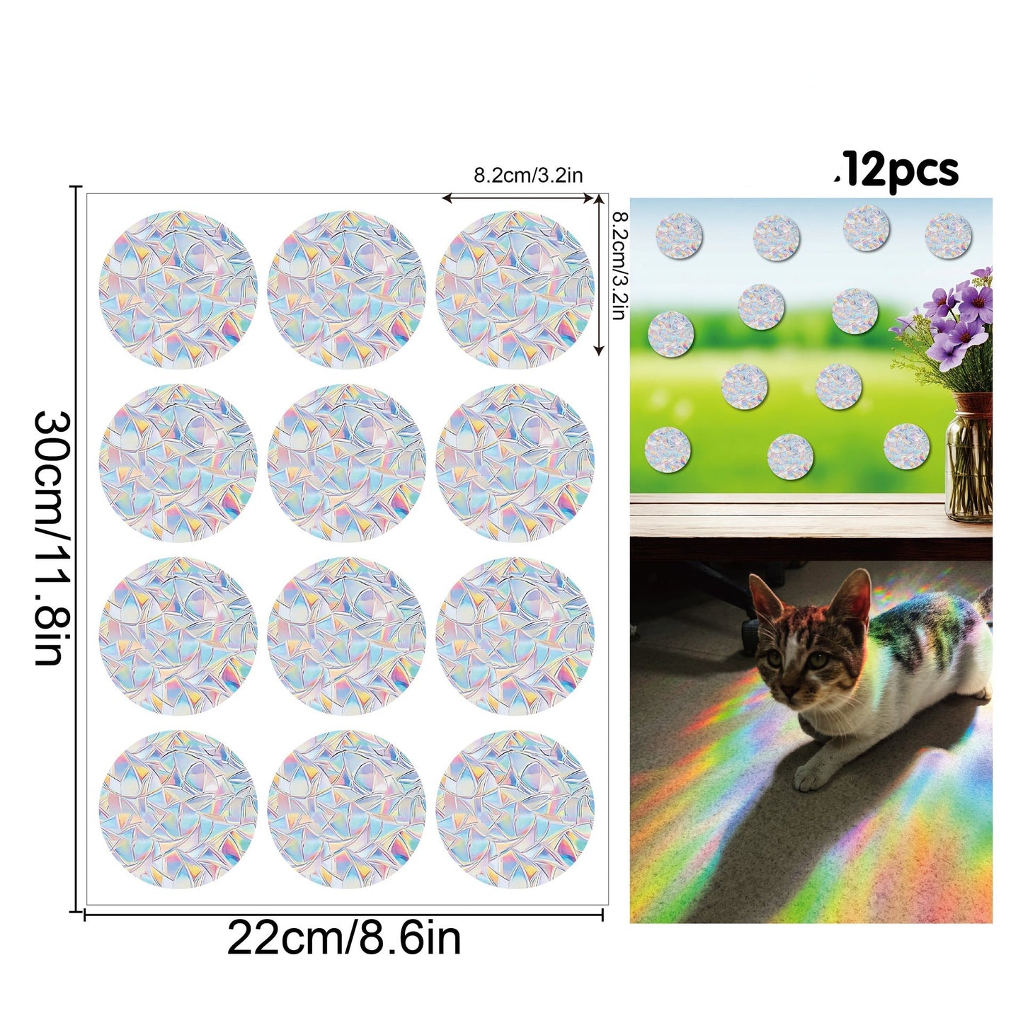 Sandsberg | Regenbogen Fenster Sticker