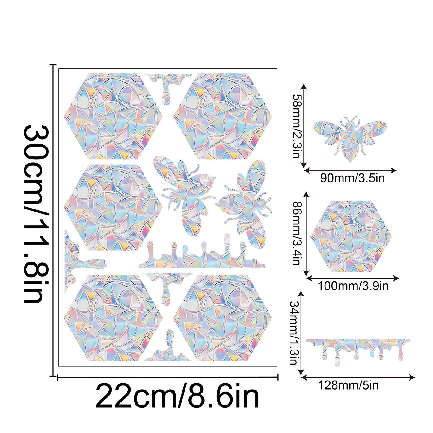 Sandsberg | Regenbogen Fenster Sticker