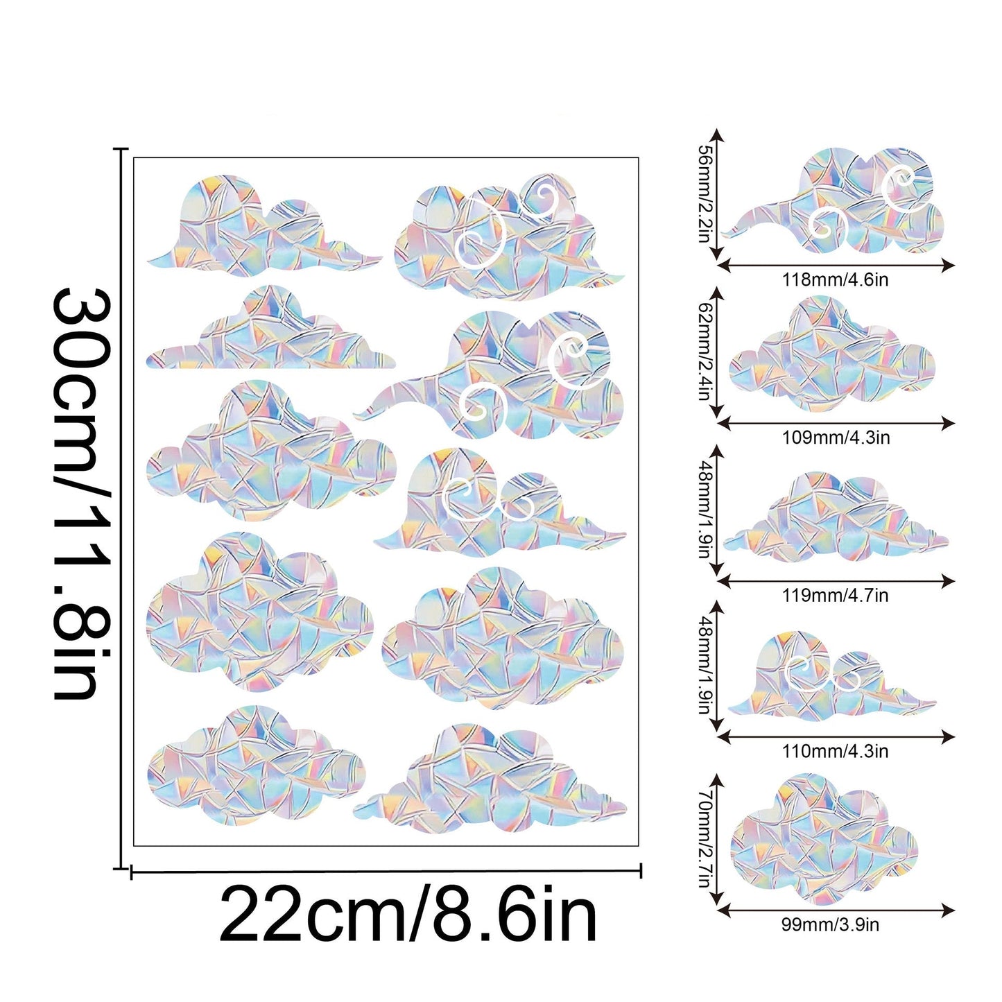 Sandsberg | Regenbogen Fenster Sticker
