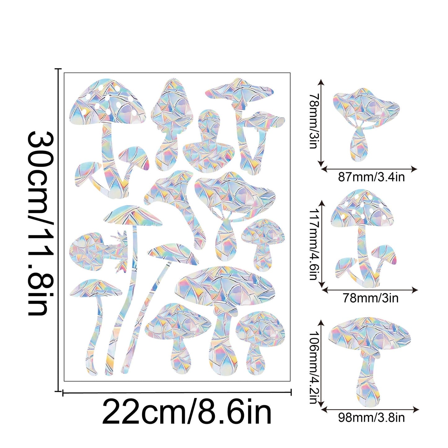 Sandsberg | Regenbogen Fenster Sticker